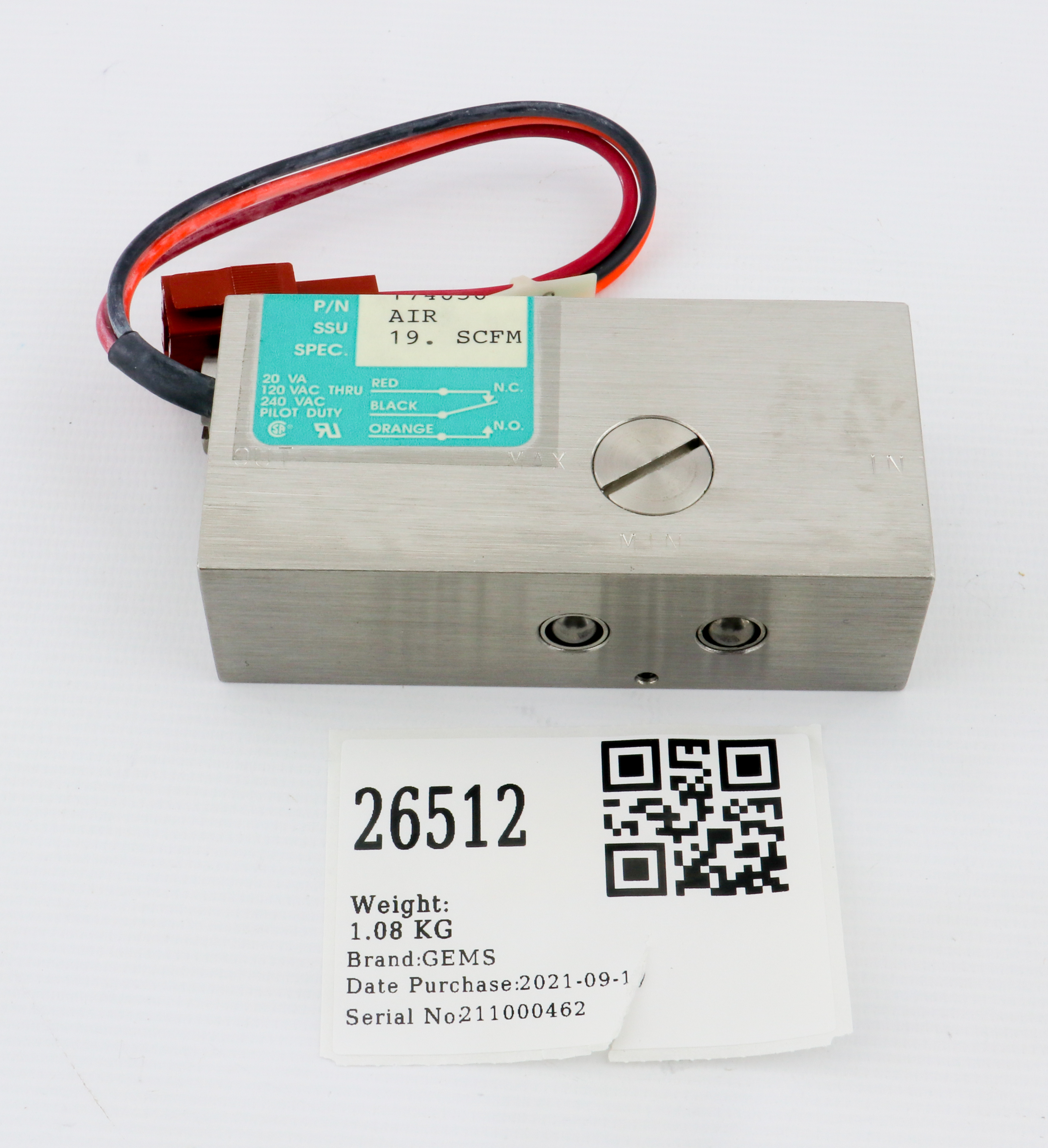 take take様 26512 GEMS FLOW SWITCH, P/N: 174656 FS-10798 | eBay
